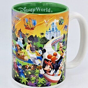 Walt Disney World Mug Four Parks One World- Grandpa -Coffee Cup -3D Chunky
